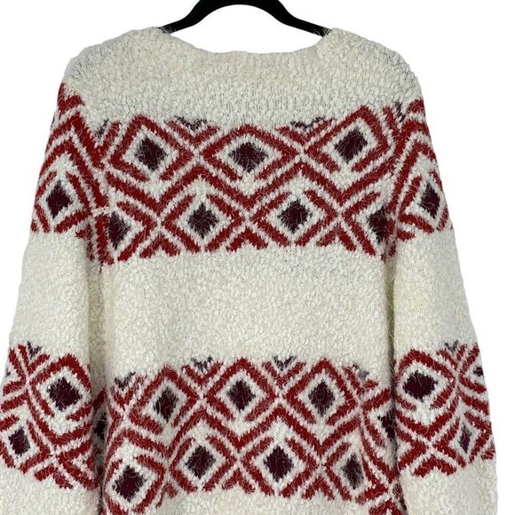 Monroe and Main Size 3X Plus Women Tunic Sweater Ethnic Tribal 3753 washable - Picture 5 of 6